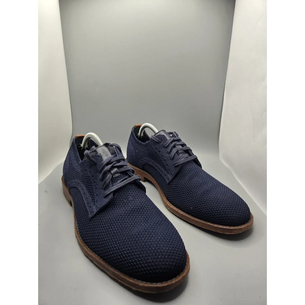 Cole Haan Men's ØriginalGrand Stitchlite Wingtip Oxford Navy Blue C29716 Size 10